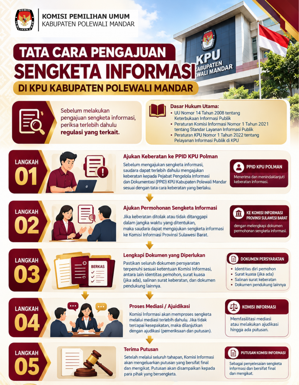 Tata Cara Pengajuan Sengketa Informasi